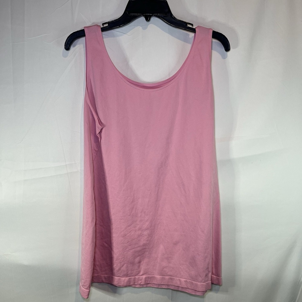 Cato Travelers Tank Top Cami‎ 26/28W Pink Solid Classic Blouse Layer Valentines